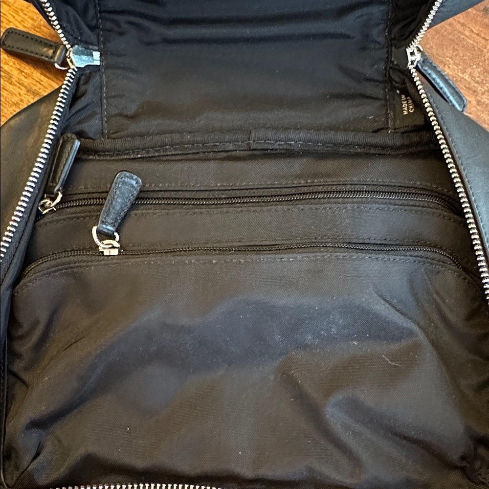 Vintage Coach Black Leather Toiletry Bag Y2K - Picture 6 of 6